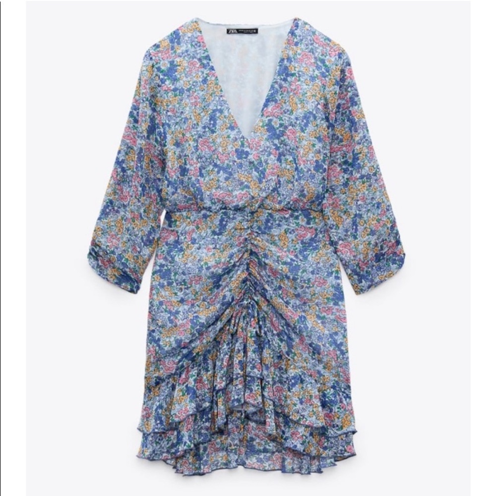 Zara floral dress